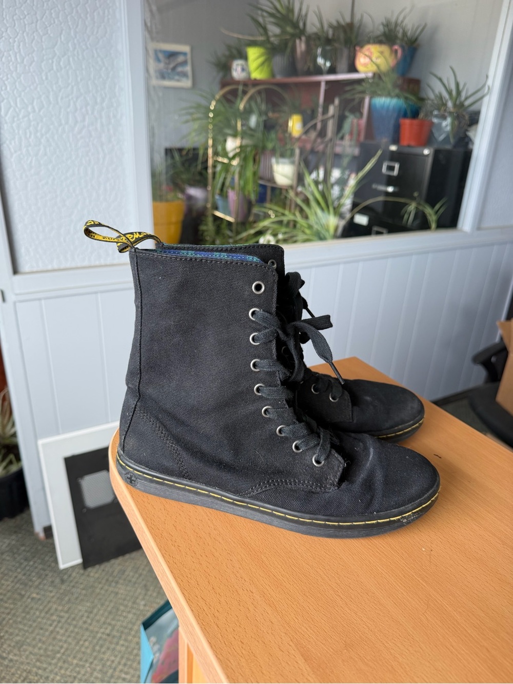 Dr Martens Canvas Lace-Up Boots